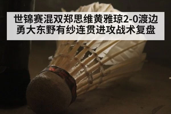 世锦赛混双郑思维黄雅琼2-0渡边勇大东野有纱连贯进攻战术复盘